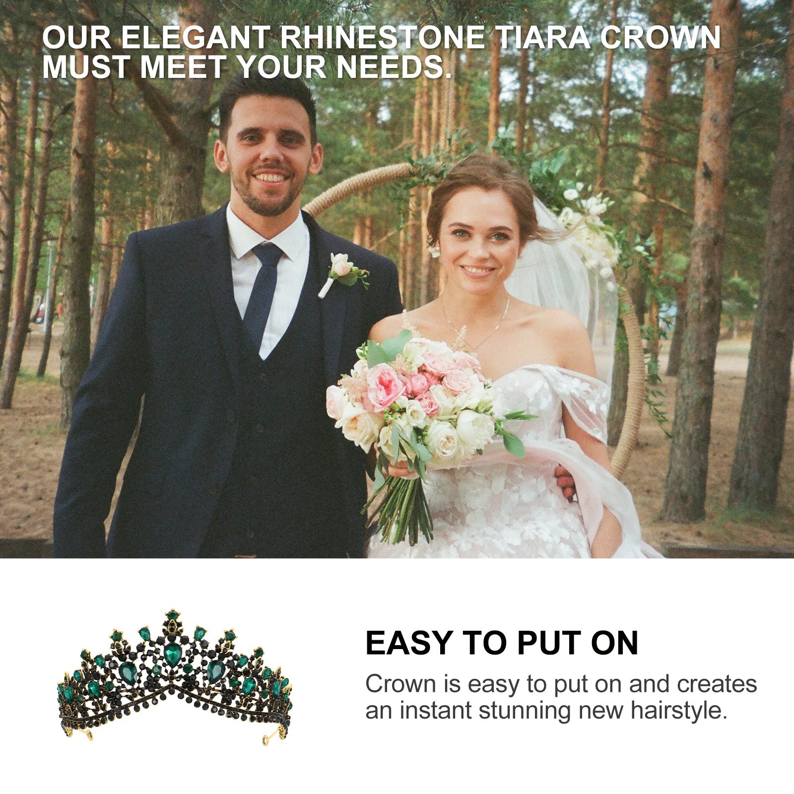 Vintage Crown Unique Fashion Headdress Bride Rhinestone Tiara Wedding Decorative Alloy Headwear
Vintage Crown Unique Fashion Headdress Bride Rhinestone Tiara Wedding Decorative Alloy Headwear