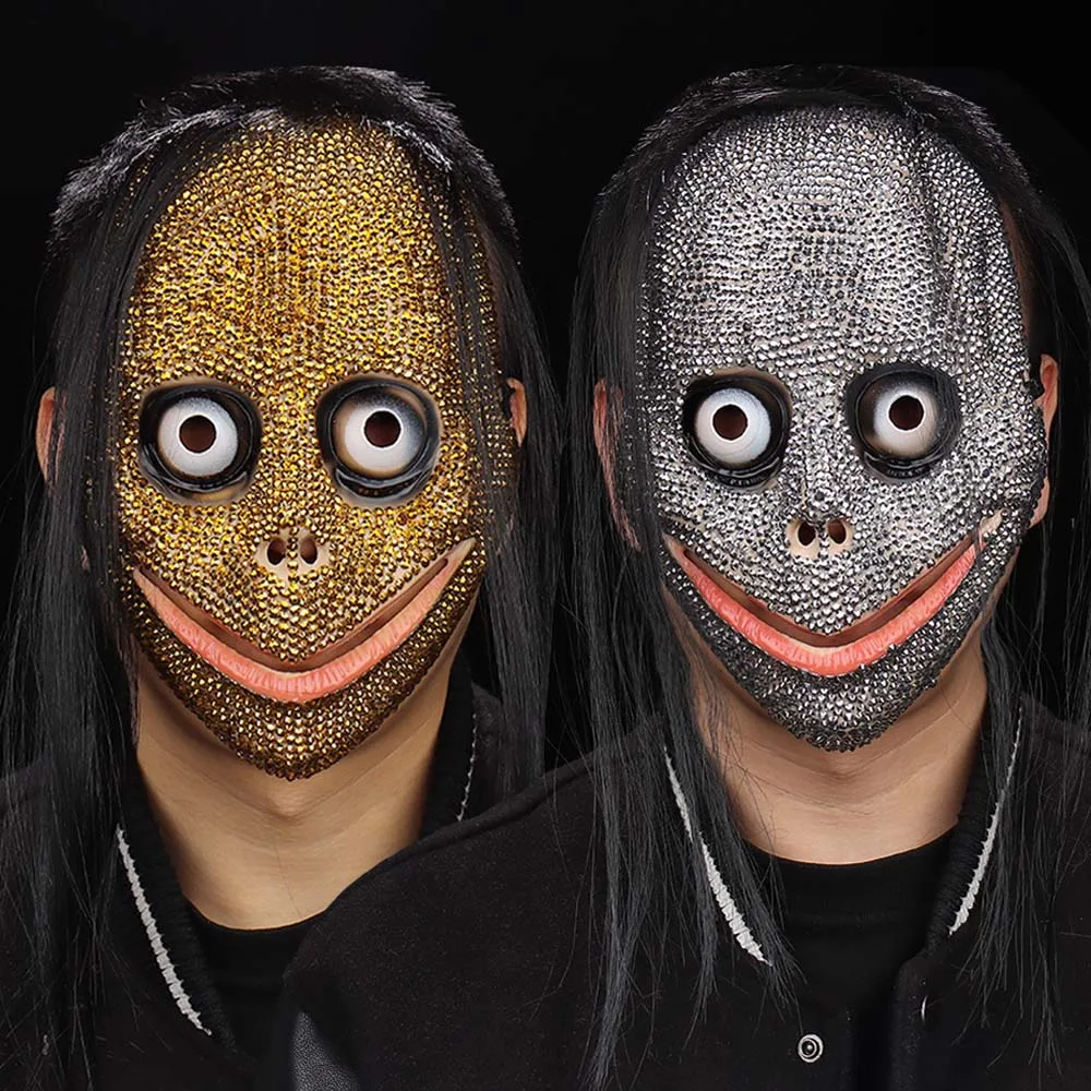 Halloween Horror MOMO Diamond Mask Cosplay Creepy Ghost Face Demon Hacking Game Plastic Masks Party Decoration Costume Props
Halloween Horror MOMO Diamond Mask Cosplay Creepy Ghost Face Demon Hacking Game Plastic Masks Party Decoration Costume Props