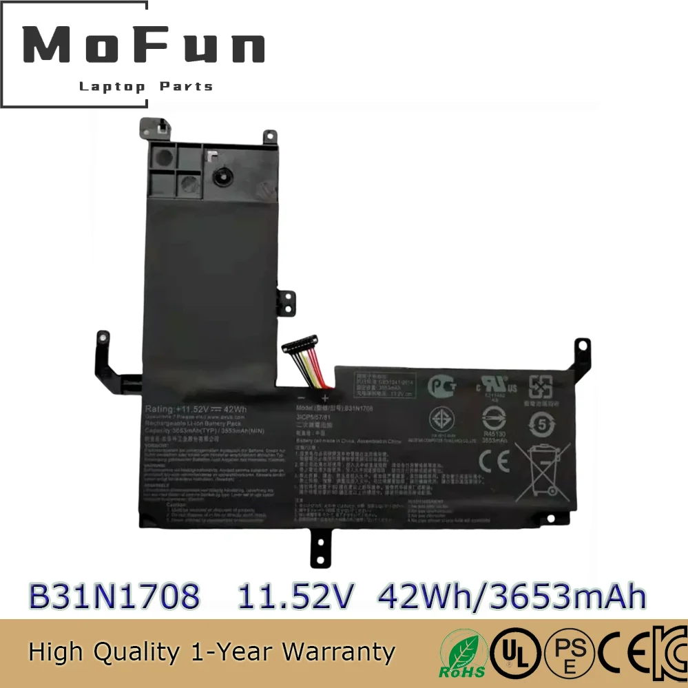 Новый оригинальный аккумулятор B31N1708 для ASUS VivoBook Flip TP510 TP510UA TP510UF TP510U SB71T E8006T E8023R E8062T 0B200-02720000 
Новый оригинальный аккумулятор B31N1708 для ASUS VivoBook Flip TP510 TP510UA TP510UF TP510U SB71T E8006T E8023R E8062T 0B200-02720000