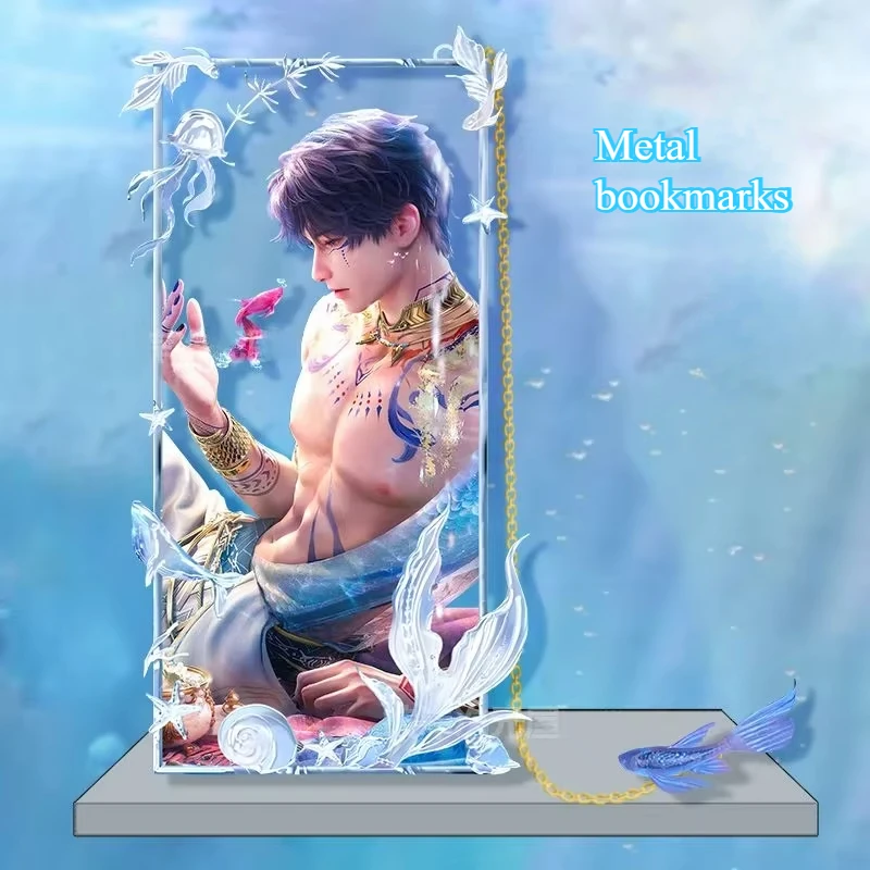 New Love and Deespace Rafayel Sylus Xavier 2D animation peripheral creative metal hollow print bookmark gift for boys and girls
New Love and Deespace Rafayel Sylus Xavier 2D animation peripheral creative metal hollow print bookmark gift for boys and girls