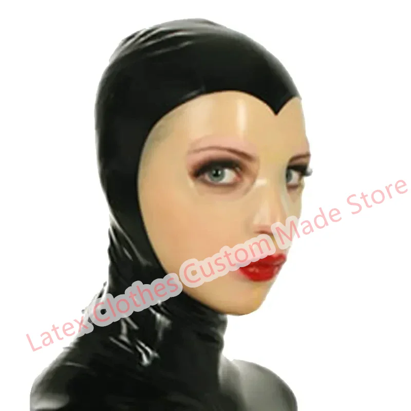 Latex Hood Black with Transparent Back Zipper Rubber Mask Sexy Fetish Cosplay Halloween Costumes for Men Women
Latex Hood Black with Transparent Back Zipper Rubber Mask Sexy Fetish Cosplay Halloween Costumes for Men Women