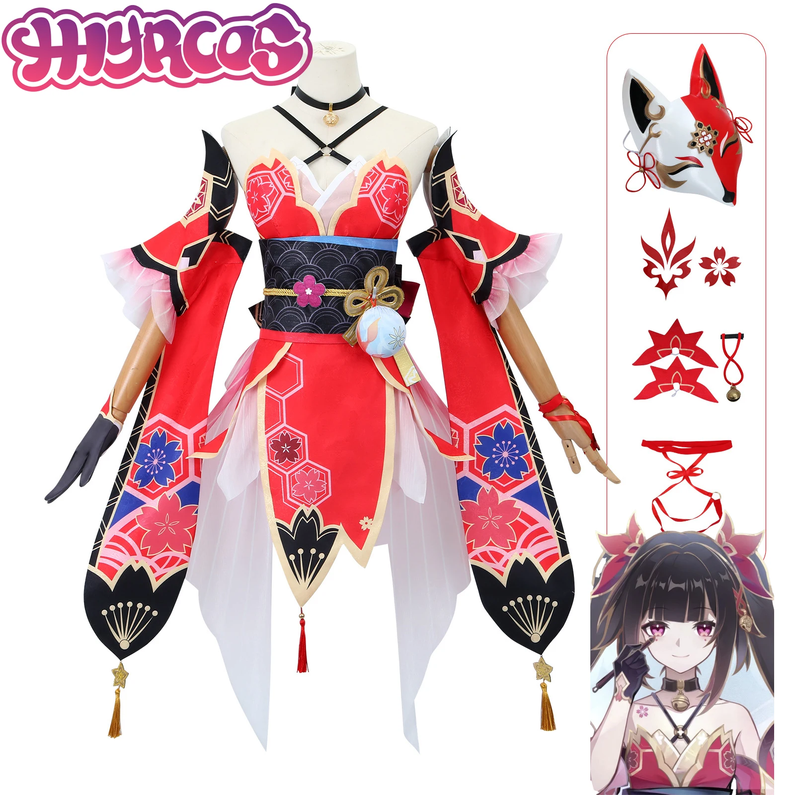 Костюм для косплея игры Honkai Star Rail Sparkle, полный комплект, блестящая маска, парик, реквизит, блестящий костюм для косплея, женский наряд, униформа
Костюм для косплея игры Honkai Star Rail Sparkle, полный комплект, блестящая маска, парик, реквизит, блестящий костюм для косплея, женский наряд, униформа