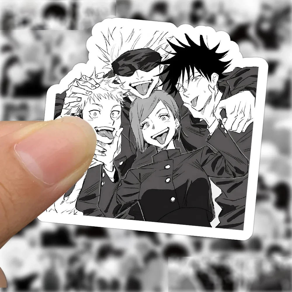 10/30/50/100pcs Black White Manga Jujutsu Kaisen Stickers Anime Decals for Skateboard Suitcase Phone Guitar Cool Cartoon Sticker
10/30/50/100pcs Black White Manga Jujutsu Kaisen Stickers Anime Decals for Skateboard Suitcase Phone Guitar Cool Cartoon Sticker