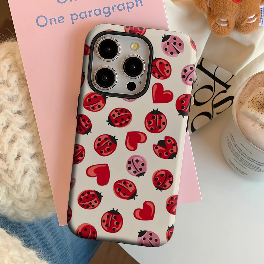 Luxury Lovebug Heart Phone Case for iPhone 17 16 15 14 13 12 11 Pro Max Air Plus Luxury Double-layer Back Cover
Luxury Lovebug Heart Phone Case for iPhone 17 16 15 14 13 12 11 Pro Max Air Plus Luxury Double-layer Back Cover