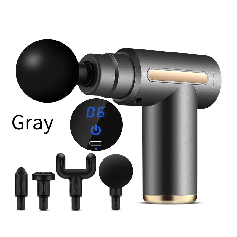 Electric Percussion Pistol Massager Fascial Massage Gun Body Neck Back Deep Tissue Muscle Relaxation Fitness Tool For Shoulder
Electric Percussion Pistol Massager Fascial Massage Gun Body Neck Back Deep Tissue Muscle Relaxation Fitness Tool For Shoulder