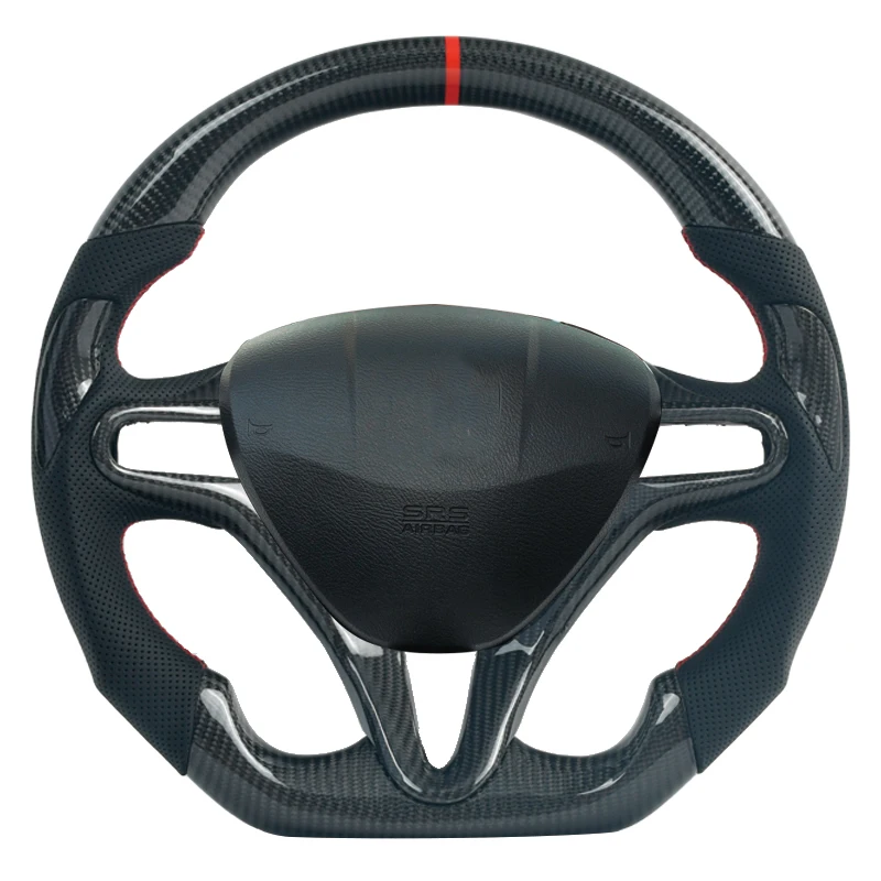 100% Carbon Fiber Car Steering Wheel For 8 Generation Honda CIVIC 8TH FIT CIITY Customized
100% Carbon Fiber Car Steering Wheel For 8 Generation Honda CIVIC 8TH FIT CIITY Customized