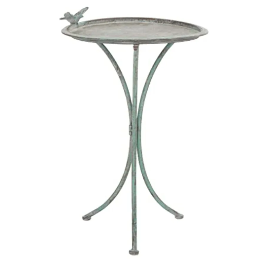 Outdoor Collection Kensi Victorian Antique Dark Green Wrought Iron Bird Bath
Outdoor Collection Kensi Victorian Antique Dark Green Wrought Iron Bird Bath