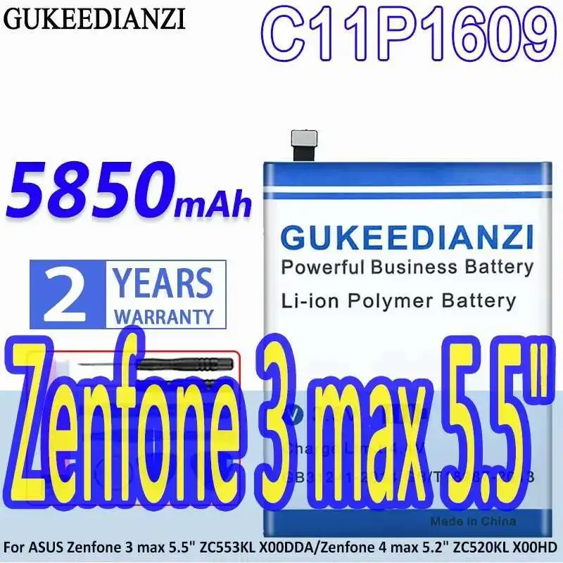 Аккумулятор мобильного телефона C11P1609 5850 мАч для Asus Zenfone 3 Max 5,5 "ZC553KL X00DDA 4 5,2 "ZC520KL X00HD
Аккумулятор мобильного телефона C11P1609 5850 мАч для Asus Zenfone 3 Max 5,5 "ZC553KL X00DDA 4 5,2 "ZC520KL X00HD