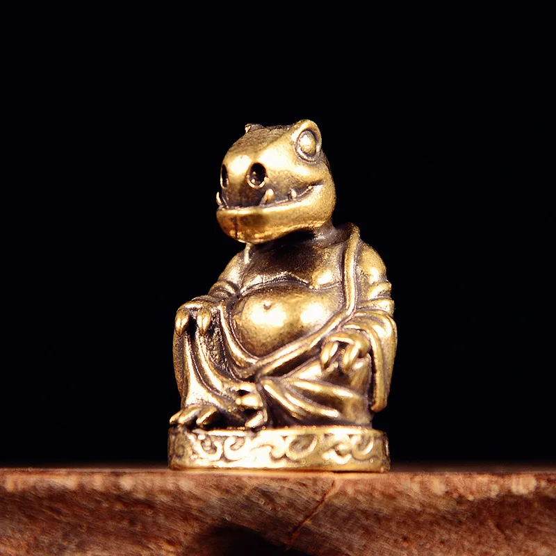 Brass Desktop Tea Pet Ornament Pure Copper Solid Base Dragon King Figurine Home Desktop Creative Dragon Decoration
Brass Desktop Tea Pet Ornament Pure Copper Solid Base Dragon King Figurine Home Desktop Creative Dragon Decoration