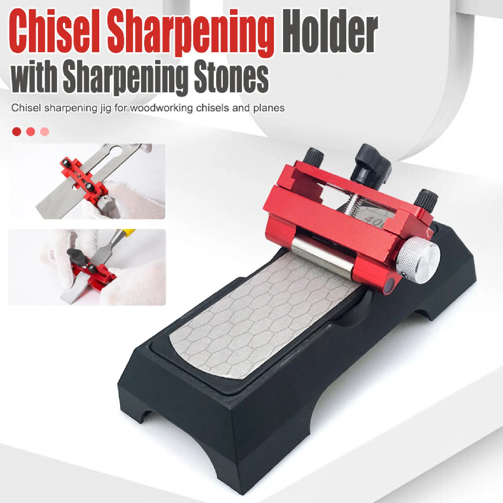 2-68mm Honing Guide System Chisel Sharpening Kit 400 and 1000 Grit Emery Dual Sided Sharpening Stone Honing Guide Set
2-68mm Honing Guide System Chisel Sharpening Kit 400 and 1000 Grit Emery Dual Sided Sharpening Stone Honing Guide Set