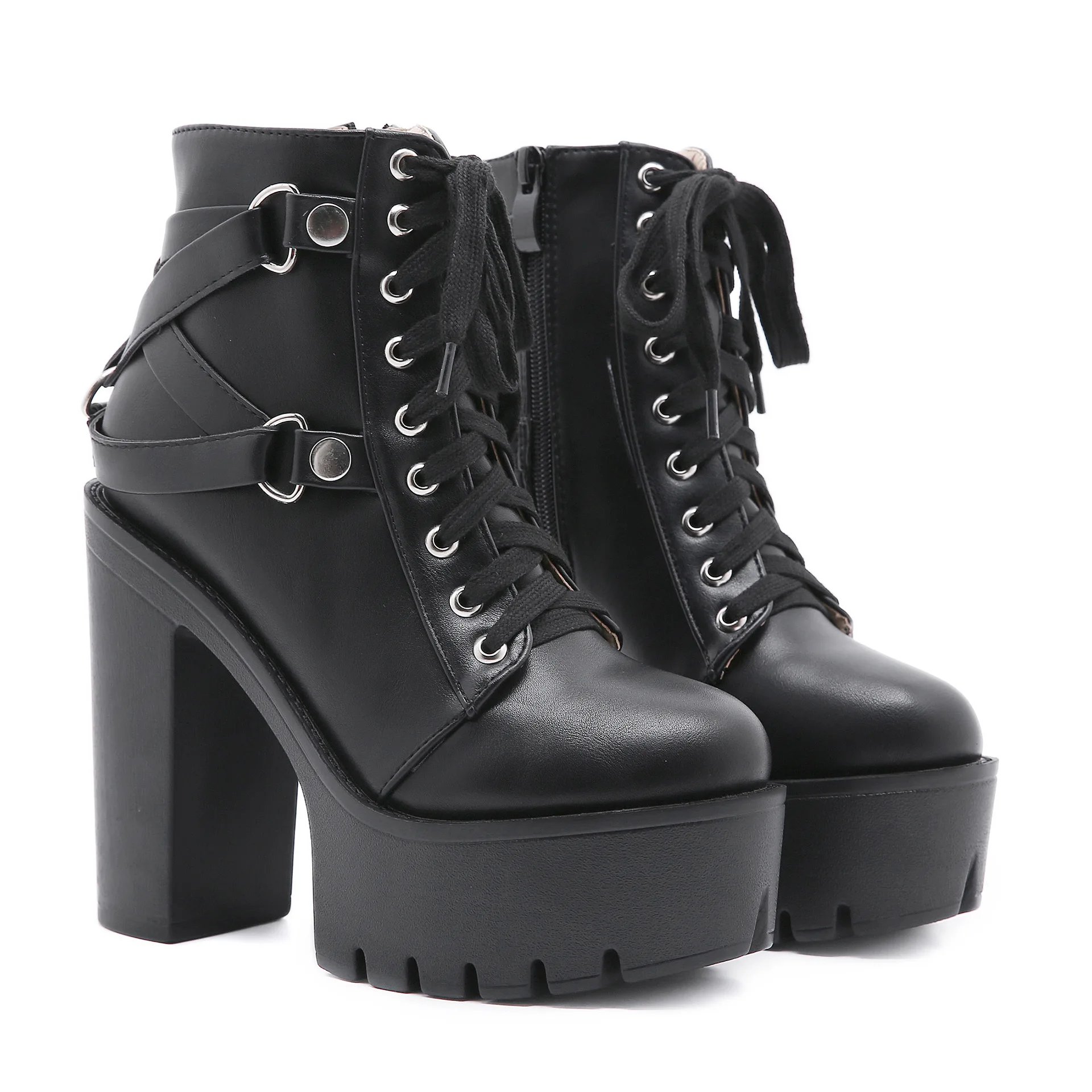 New Round Toe High Heeled Boots Women Winter Sexy Plush Ankle Boots Simple Slim Heeled Leather Boots Elegant Woman Heeled Shoes
New Round Toe High Heeled Boots Women Winter Sexy Plush Ankle Boots Simple Slim Heeled Leather Boots Elegant Woman Heeled Shoes