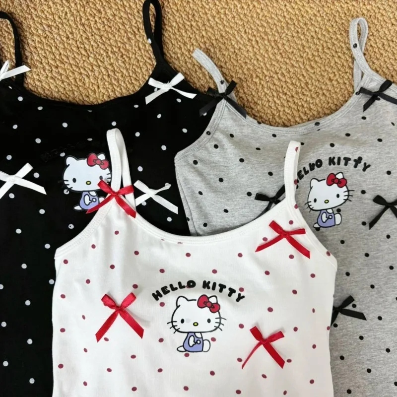 New Style Cartoon Pattern HelloKitty Y2K Suspender Pad Spring and Summer Style Girl Student Cute Print Pure Lustful Hot Girl
New Style Cartoon Pattern HelloKitty Y2K Suspender Pad Spring and Summer Style Girl Student Cute Print Pure Lustful Hot Girl