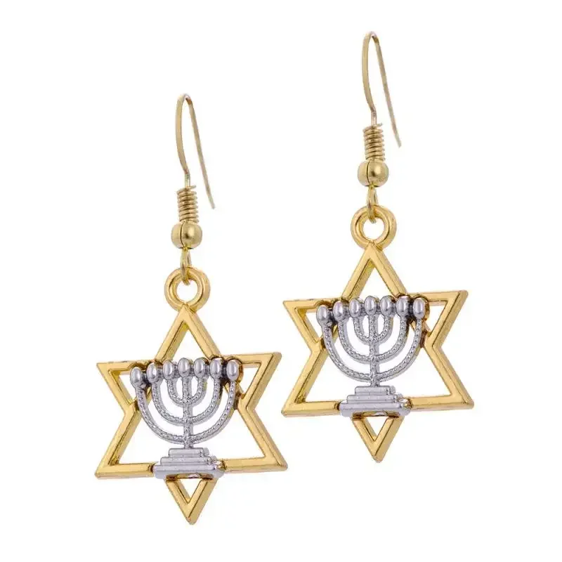 Star Of David Menorah Jewish Jewelry Religious Drop Earrings Women Jewelries Men Judaica Hebrew Israel Faith Lamp Hanukkah
Star Of David Menorah Jewish Jewelry Religious Drop Earrings Women Jewelries Men Judaica Hebrew Israel Faith Lamp Hanukkah