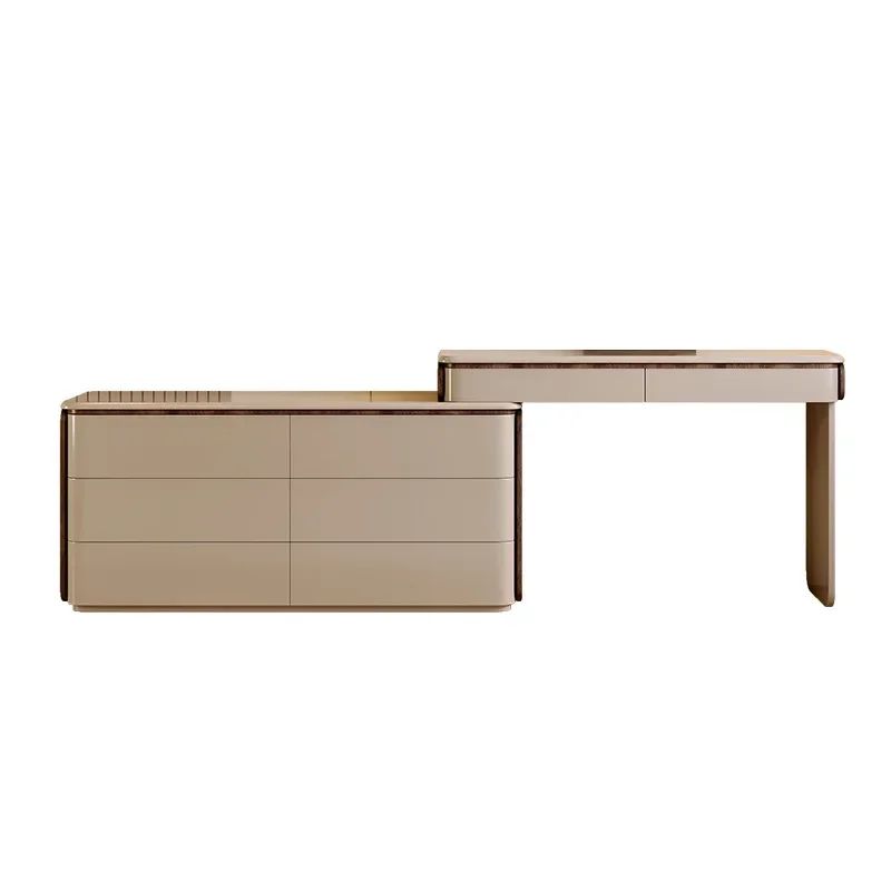 Medieval style solid wood chest integrated bedroom light luxury modern storage retractable makeup table
Medieval style solid wood chest integrated bedroom light luxury modern storage retractable makeup table