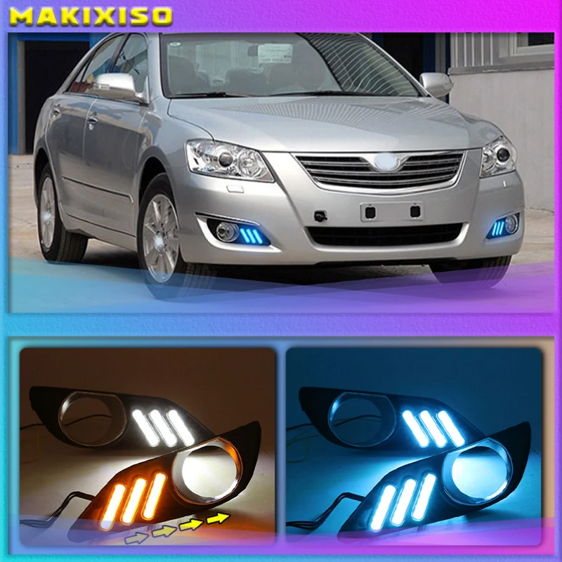 2PCS LED Daytime Running Light For Toyota Camry 2006 2007 2008 DRL Cover Fog Lamp Car-Styling External Front Fog Lamp
2PCS LED Daytime Running Light For Toyota Camry 2006 2007 2008 DRL Cover Fog Lamp Car-Styling External Front Fog Lamp