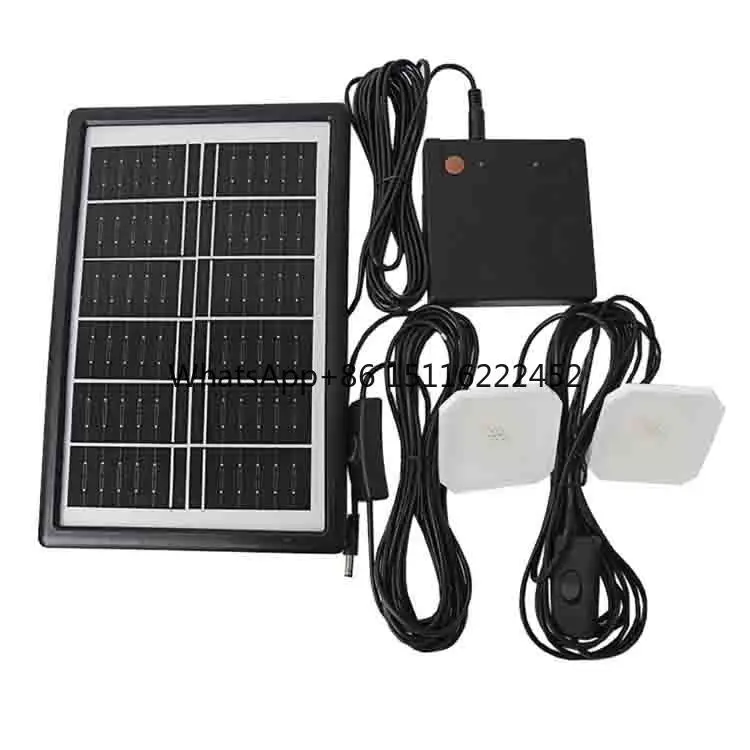 High Capacity 6000mah Lithium Battery Emergency Solar Lighting System Indoor Home Rechargeable Solar Energy Kit with 5w Bulb
High Capacity 6000mah Lithium Battery Emergency Solar Lighting System Indoor Home Rechargeable Solar Energy Kit with 5w Bulb