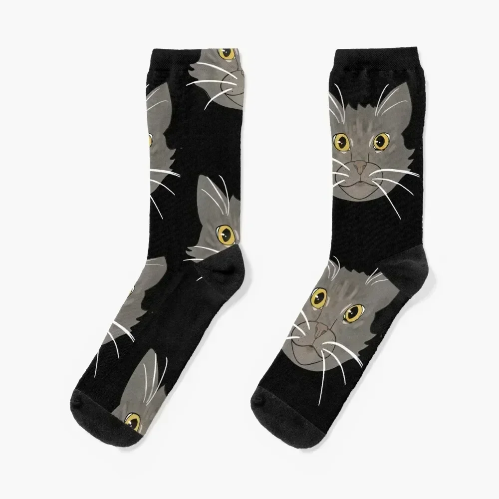 Grey cat face Socks Soccer football Novelties sheer Men Socks Luxury Brand Women's 
Grey cat face Socks Soccer football Novelties sheer Men Socks Luxury Brand Women's