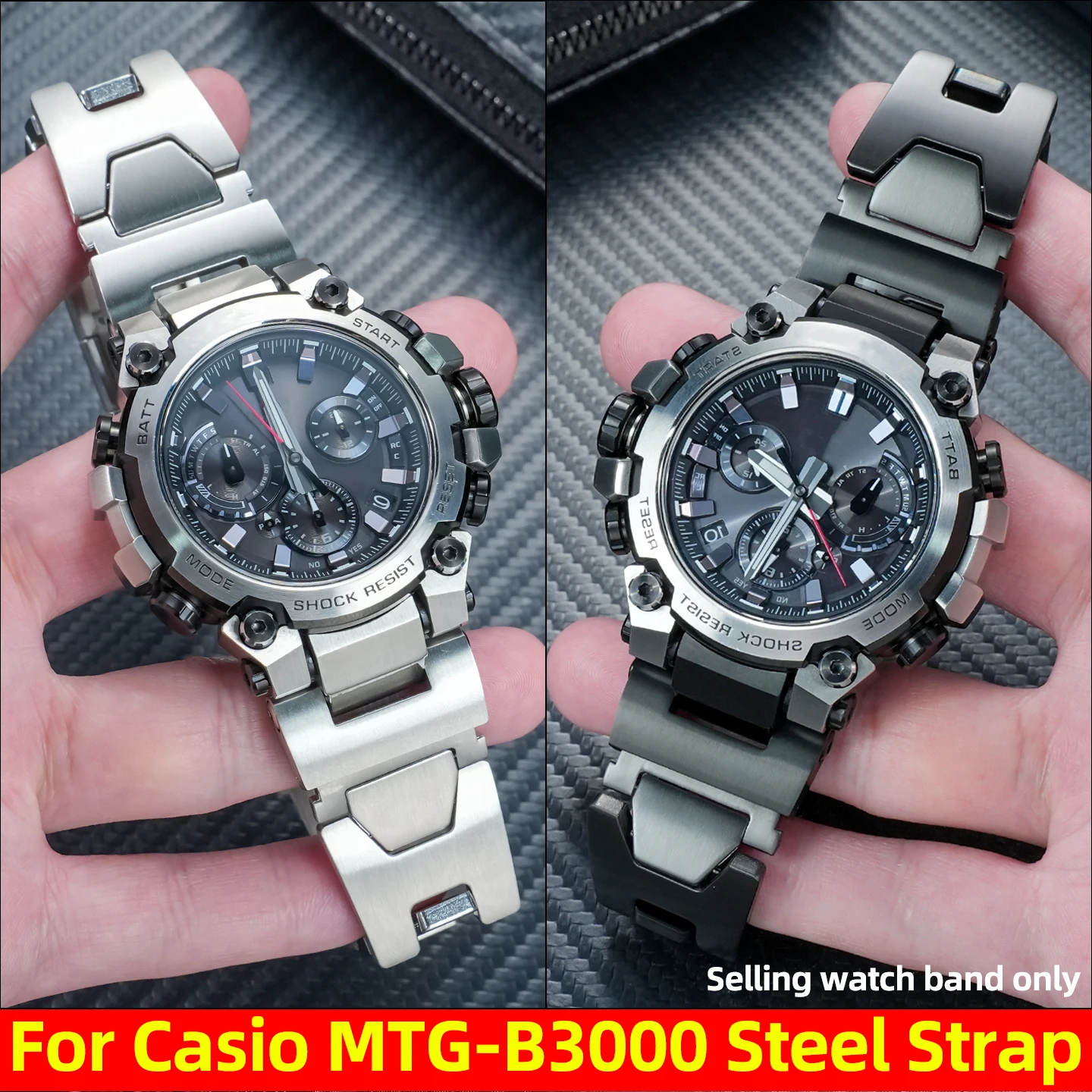 MTG-B3000 ремешок из нержавеющей стали для Casio 5672 MTG B3000, модификация, быстросъемный металлический ремешок для часов, мужской браслет, аксессуары
MTG-B3000 ремешок из нержавеющей стали для Casio 5672 MTG B3000, модификация, быстросъемный металлический ремешок для часов, мужской браслет, аксессуары