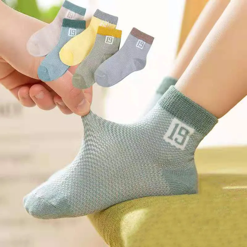 5Pairs/Lot Kids Socks Cotton Thin Breathable Mesh Socks Casual Cartoon Cute Print Pattern Socks for Children Accessories
5Pairs/Lot Kids Socks Cotton Thin Breathable Mesh Socks Casual Cartoon Cute Print Pattern Socks for Children Accessories
