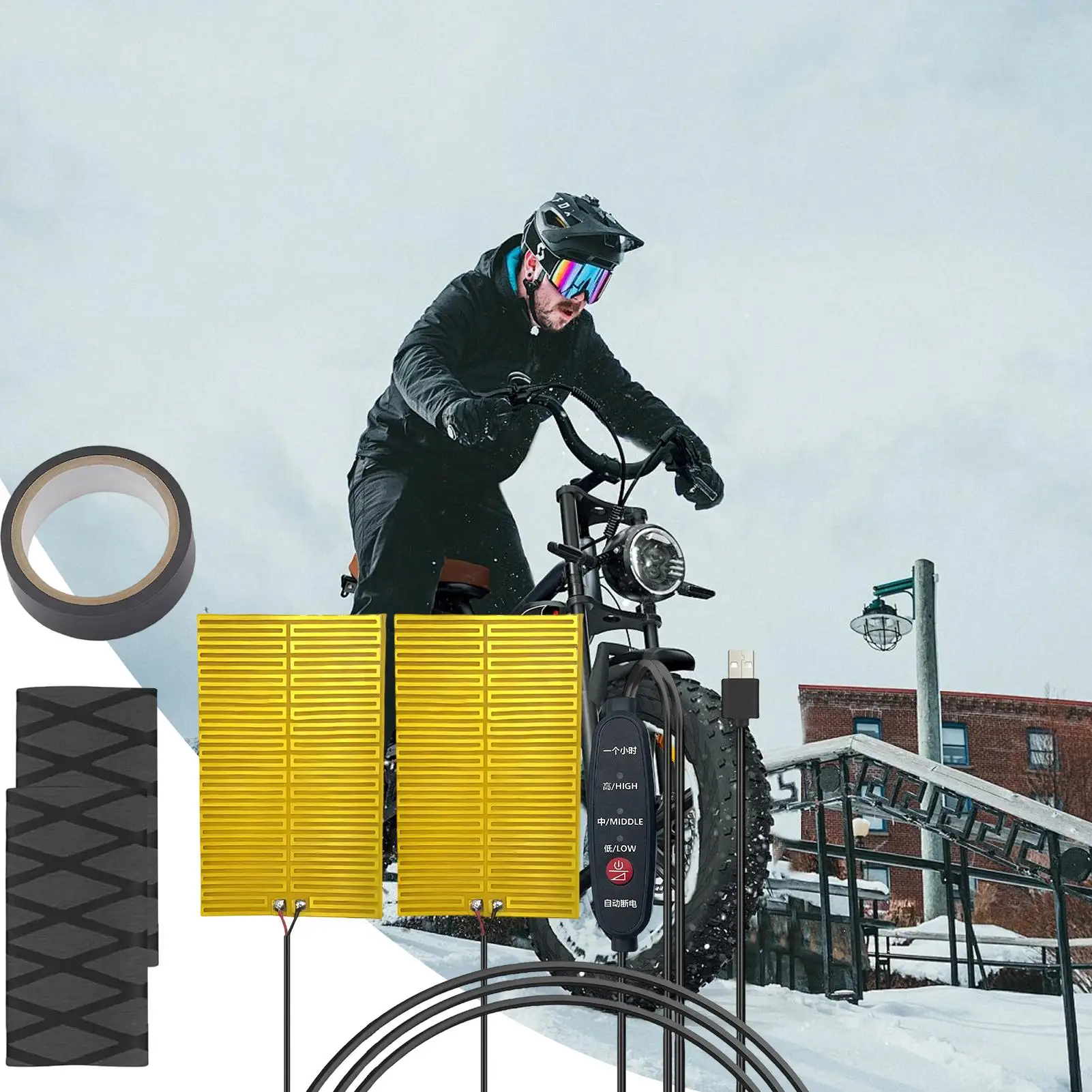For Scooter Motorcycle Hand Grips Heated Handle Cover Motorcycle Warmer Sleeve Electric Cover For Atv Van Winter Bike Bicycle
For Scooter Motorcycle Hand Grips Heated Handle Cover Motorcycle Warmer Sleeve Electric Cover For Atv Van Winter Bike Bicycle