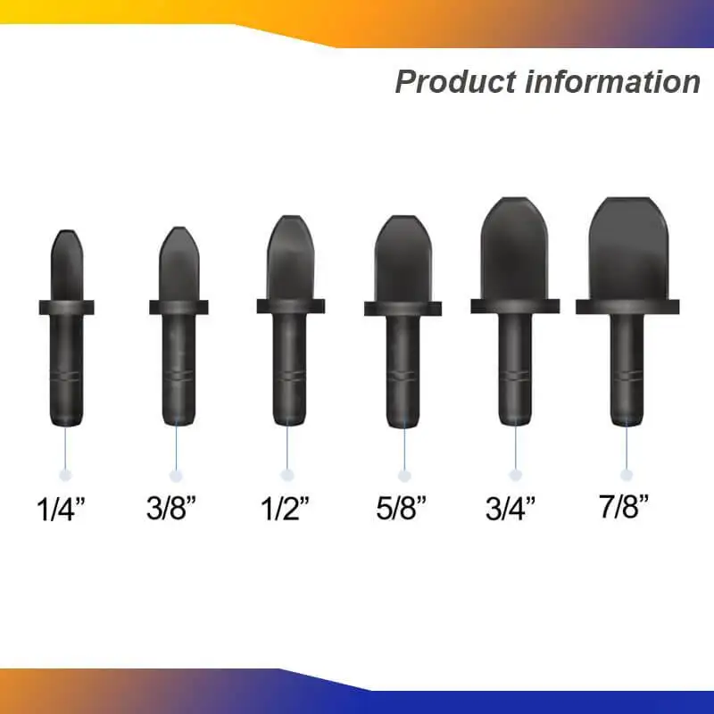 Flaring Tool Bit 7/8 3/4 5/8 1/2 3/8 1/4Inch Imperial Tube Pipe Expander Support For Air Conditioner Conditioning Swaging Tools
Flaring Tool Bit 7/8 3/4 5/8 1/2 3/8 1/4Inch Imperial Tube Pipe Expander Support For Air Conditioner Conditioning Swaging Tools