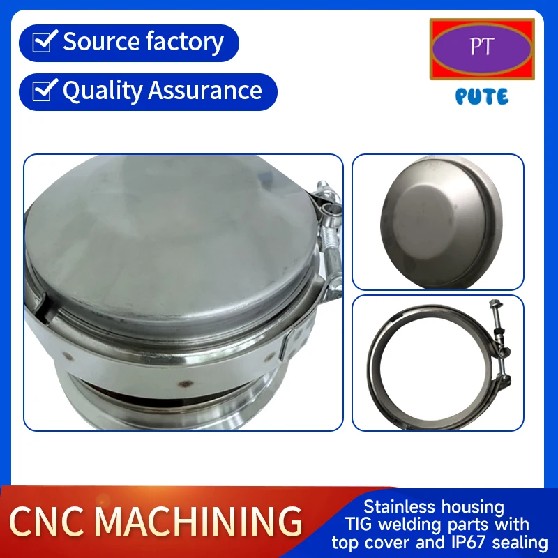 Stainless Housing TlG Welding Partswith Top Cover And lP67 Sealing
Stainless Housing TlG Welding Partswith Top Cover And lP67 Sealing