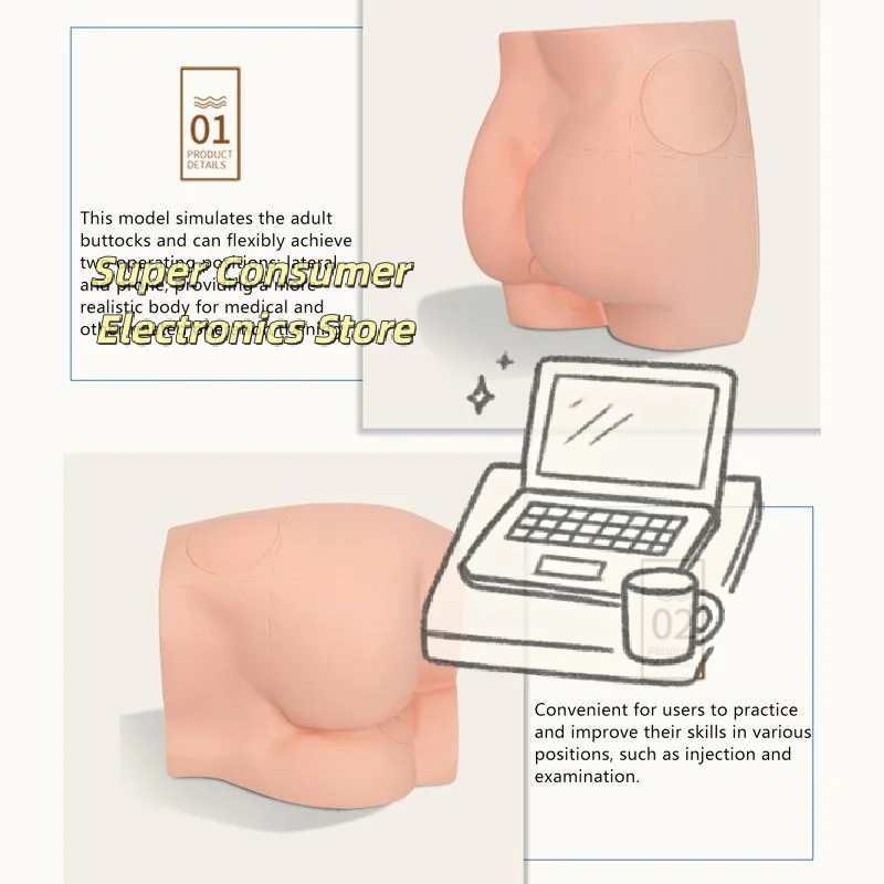 Human Adult Hip Injection Simulation Anatomical Manikin Reusable Model for Healthcare Training Center
Human Adult Hip Injection Simulation Anatomical Manikin Reusable Model for Healthcare Training Center