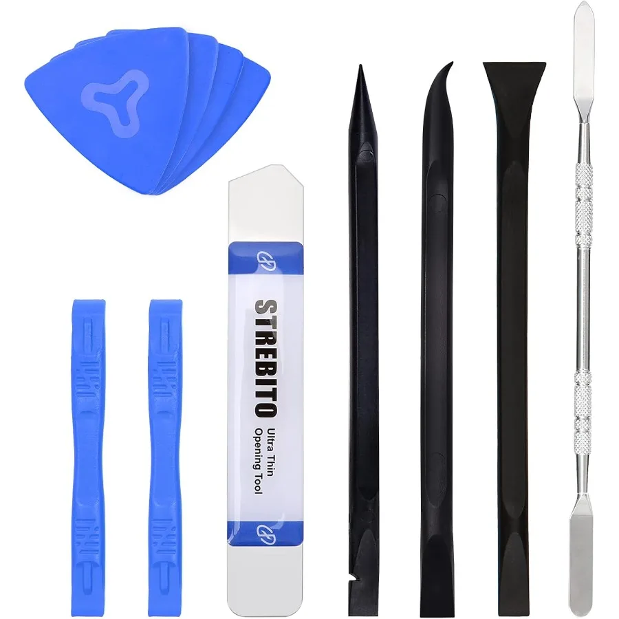 STREBITO Spudger Pry Tool Kit 11 Piece Opening Tool Plastic Metal Spudger Tool Kit Ultimate Prying Open Tool for iPhone Laptop
STREBITO Spudger Pry Tool Kit 11 Piece Opening Tool Plastic Metal Spudger Tool Kit Ultimate Prying Open Tool for iPhone Laptop