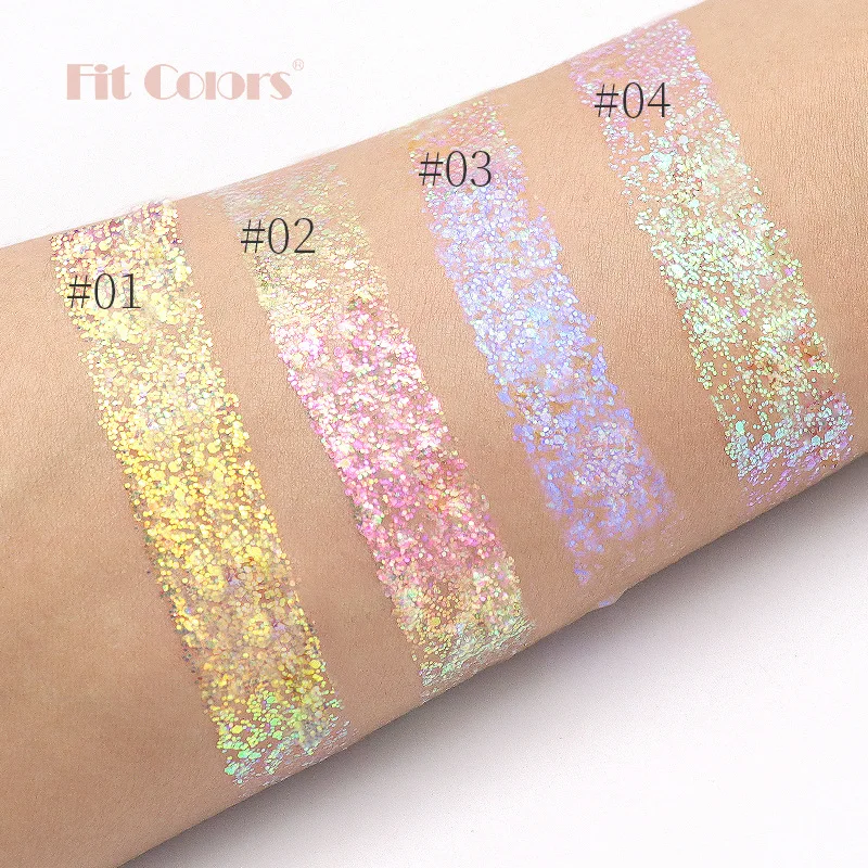 Glitter Gel Starry Highlighter Eyeshadow Face Body Duochrome Shimmer Cream Waterproof Long Lasting for Stage Makeup
Glitter Gel Starry Highlighter Eyeshadow Face Body Duochrome Shimmer Cream Waterproof Long Lasting for Stage Makeup