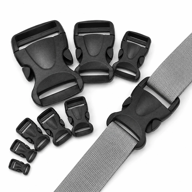 10/20/30Pcs Black Plastic Side Release Buckle 20-38mm Backpack Strap Clip Clasp Belt Sling Fastex Button DIY Sewing Accessory
10/20/30Pcs Black Plastic Side Release Buckle 20-38mm Backpack Strap Clip Clasp Belt Sling Fastex Button DIY Sewing Accessory