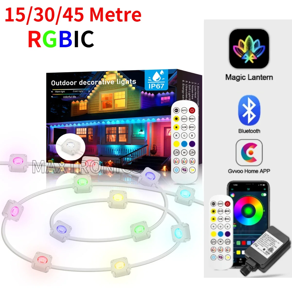 15/30/45 м WIFI/Bluetooth RGBIC светодиодный модули комплекты с дистанционным управлением App управление водонепроницаемый легко установить для фестиваля Рождественский Декор
15/30/45 м WIFI/Bluetooth RGBIC светодиодный модули комплекты с дистанционным управлением App управление водонепроницаемый легко установить для фестиваля Рождественский Декор