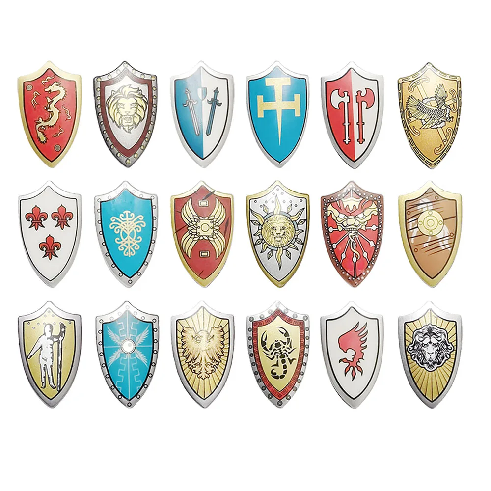 Castle Knight Shields - Medieval Printed Block Accessories for Soldier & Figure DIY Play
Castle Knight Shields - Medieval Printed Block Accessories for Soldier & Figure DIY Play