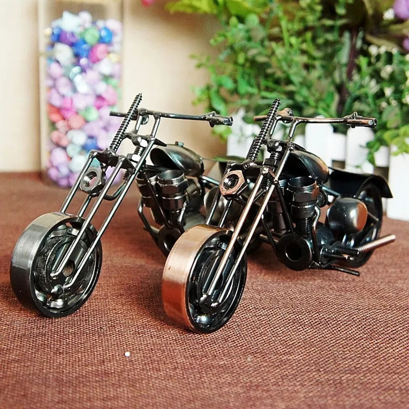Children's Metal Crafts Motorcycle Model Diecast Toy Vehicles Classic Retro Iron Art Creative Handmade Home Decoration Ornaments
Children's Metal Crafts Motorcycle Model Diecast Toy Vehicles Classic Retro Iron Art Creative Handmade Home Decoration Ornaments