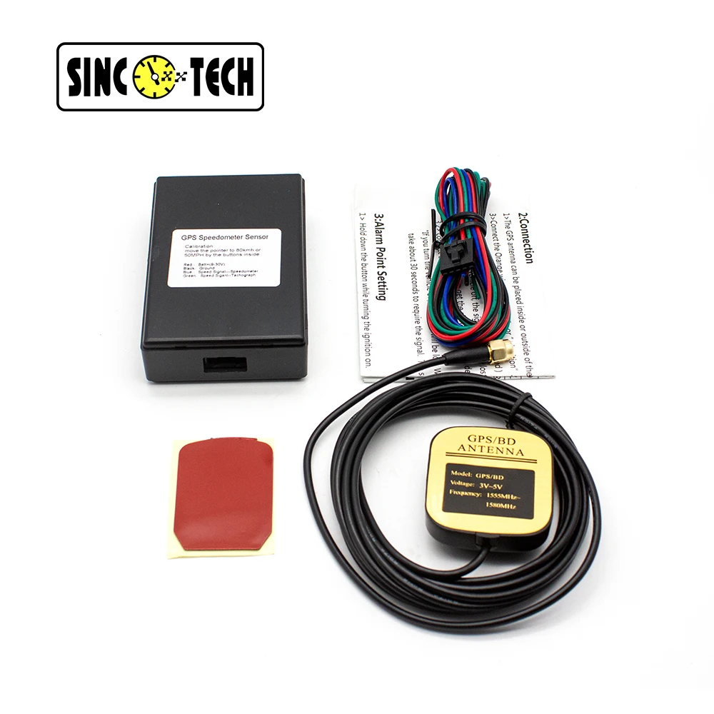 SINCOTECH GPS Speedometer Sensor with Antenna Kit for Racing Car Speedometer Gauges
SINCOTECH GPS Speedometer Sensor with Antenna Kit for Racing Car Speedometer Gauges