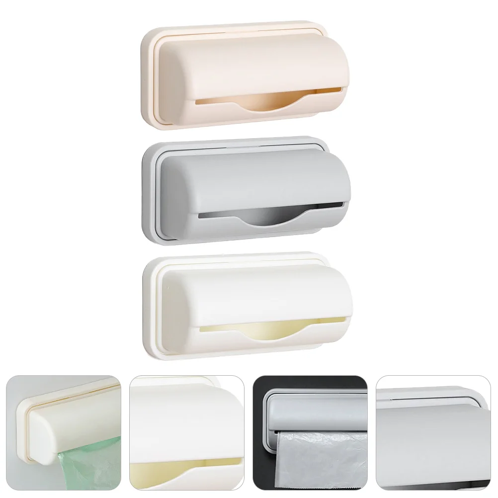 3 Pcs Garbage Storage Box Bags Dispenser Wall Mount Trash Cases Container Containers Boxes Mounted
3 Pcs Garbage Storage Box Bags Dispenser Wall Mount Trash Cases Container Containers Boxes Mounted