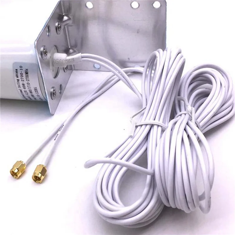 【Superdeals】6X 3G 4G LTE External Antenna Outdoor With 5M Dual Slider SMA Connector For 3G 4G Router Modem
【Superdeals】6X 3G 4G LTE External Antenna Outdoor With 5M Dual Slider SMA Connector For 3G 4G Router Modem