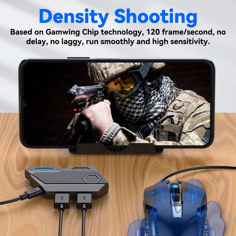 Mouse Adapter Gamepad Mobile Controller Gaming Keyboard Mouse Converter for Mobile Game Adapter H8WD
Mouse Adapter Gamepad Mobile Controller Gaming Keyboard Mouse Converter for Mobile Game Adapter H8WD