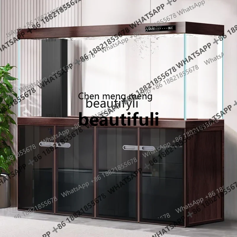 Fish tank aquarium household floor to wall screen ultra-white glass bottom filter medium and large water free
Fish tank aquarium household floor to wall screen ultra-white glass bottom filter medium and large water free