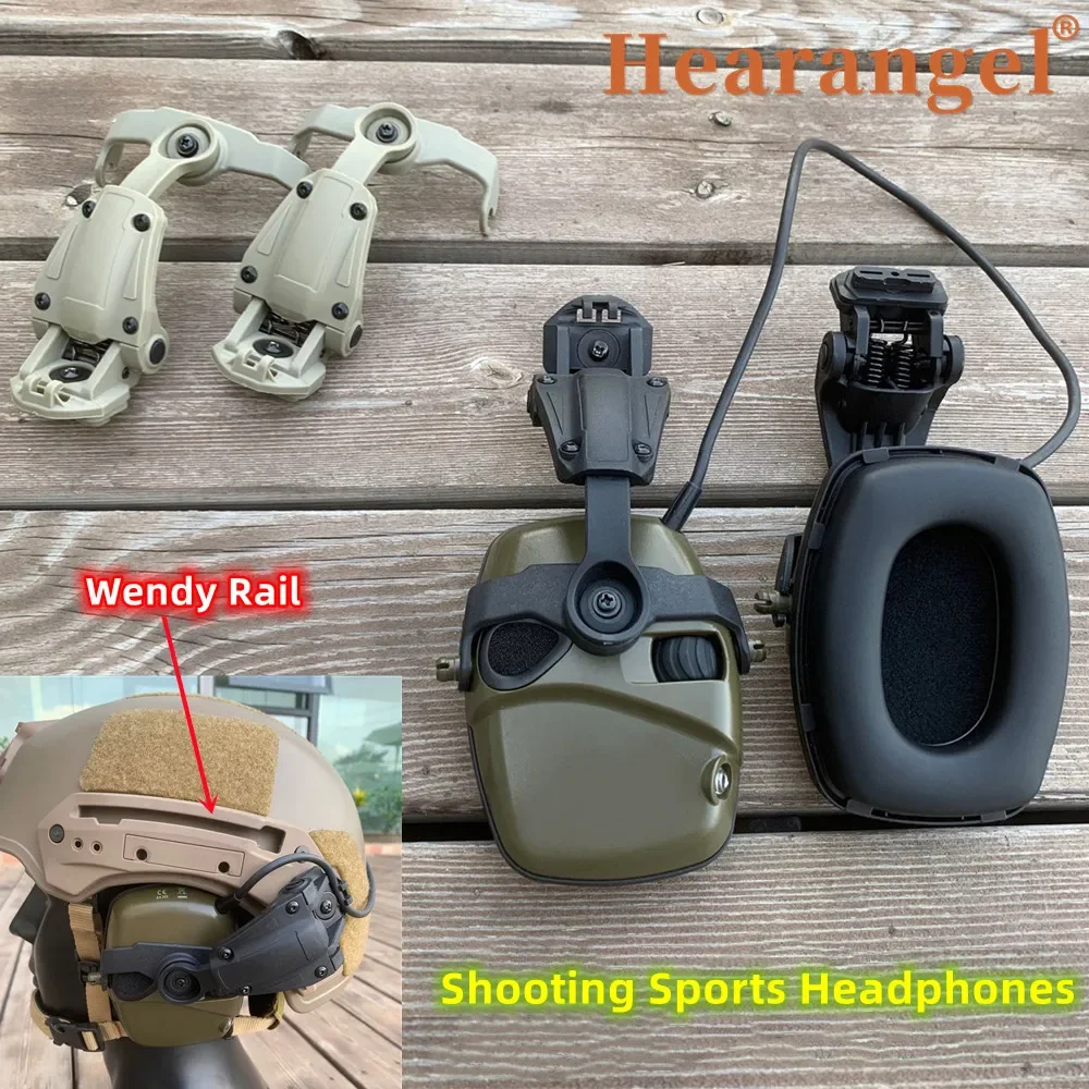 Tactical Helmet WENDY Rail Adapter for Howard leight Impact Sport Electronic Shooting Earmuff Airsoft Hunting Shooting Headphone
Tactical Helmet WENDY Rail Adapter for Howard leight Impact Sport Electronic Shooting Earmuff Airsoft Hunting Shooting Headphone