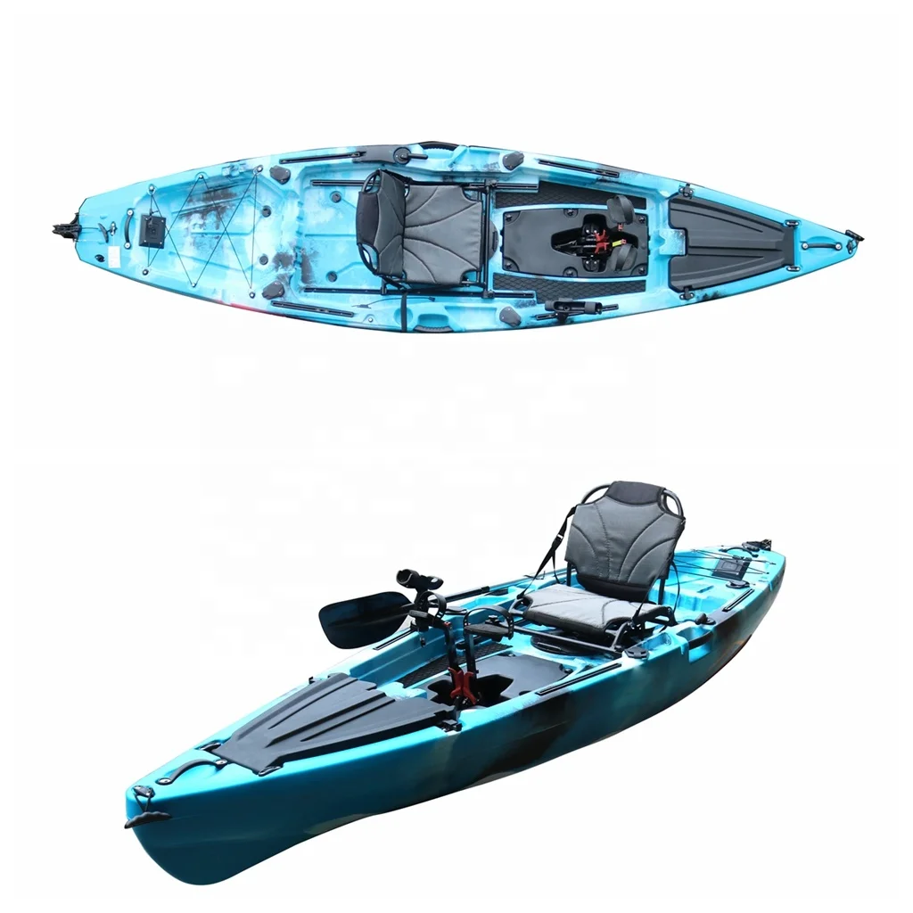 Vicking Factory Hot Sale 12ft Sit on Top 1 Person Fishing Kayak with Pedal Drive Hard Plastic Material Durable Touring Canoe
Vicking Factory Hot Sale 12ft Sit on Top 1 Person Fishing Kayak with Pedal Drive Hard Plastic Material Durable Touring Canoe