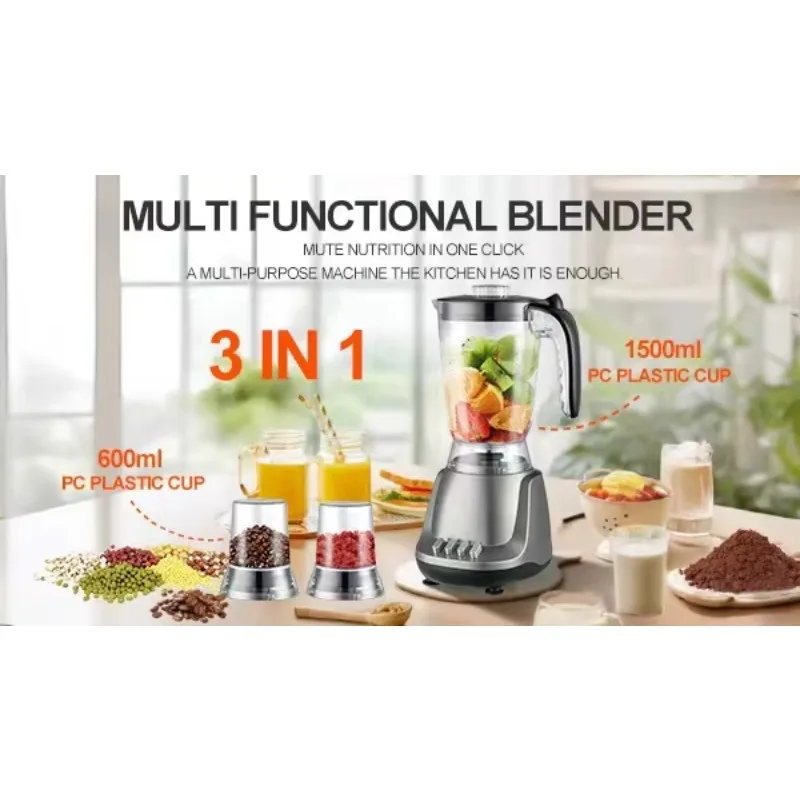 TULX 3 in 1 Multi-Purpose Juicer Machine Commercial Blender Machine Food Processor Blender Machine Mixer
TULX 3 in 1 Multi-Purpose Juicer Machine Commercial Blender Machine Food Processor Blender Machine Mixer