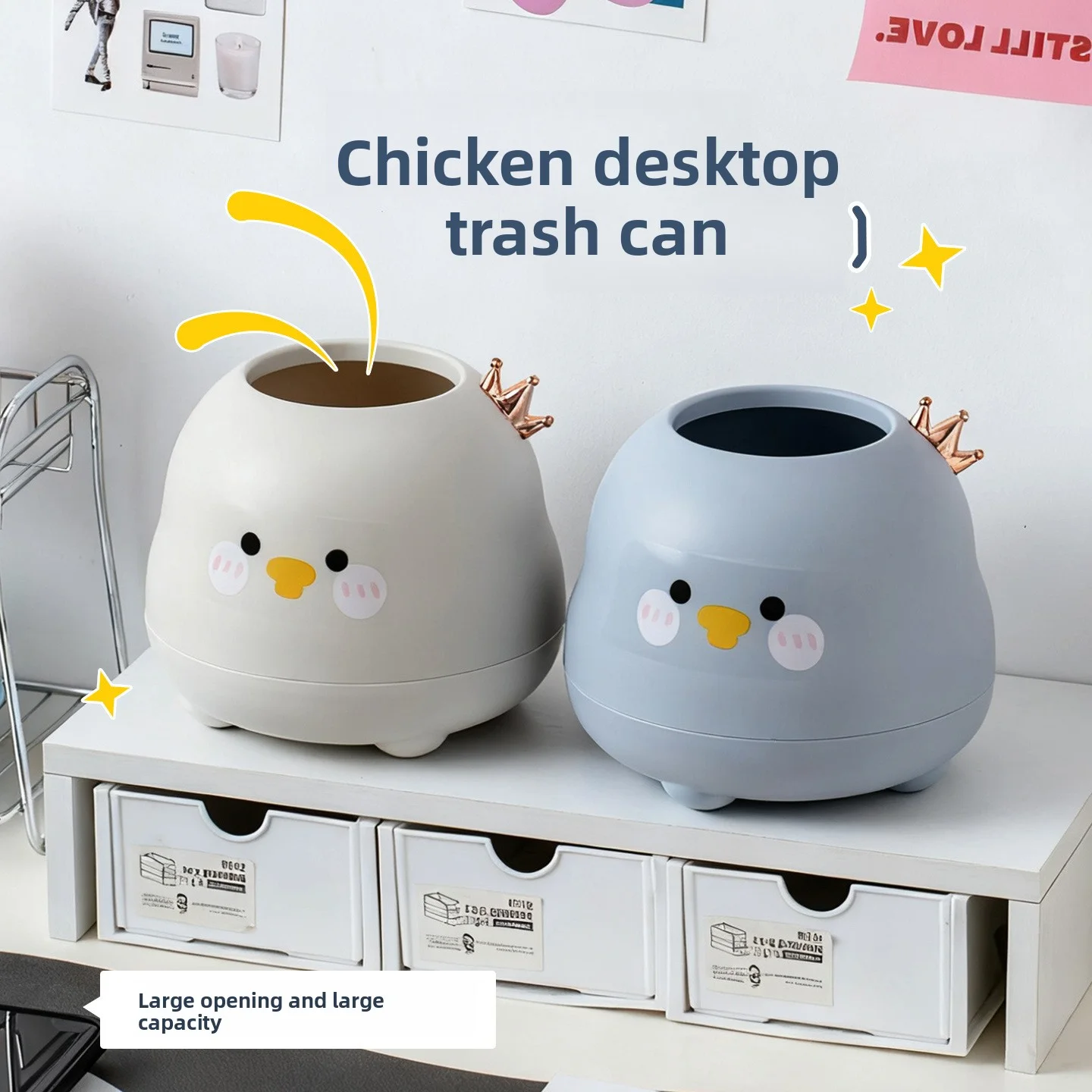 Desktop Trash Can High Appearance Level Car Storage Bucket for Home Office Use Mini Cute Small Covered Wastebasket
Desktop Trash Can High Appearance Level Car Storage Bucket for Home Office Use Mini Cute Small Covered Wastebasket