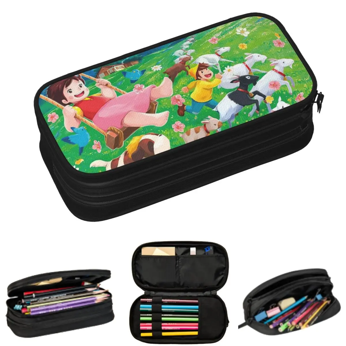 Anime Heidi Girl Of The Alps Cartoon Pencil Cases for Student School Pen Box Pencil Bag Big Capacity Pencil Pouch
Anime Heidi Girl Of The Alps Cartoon Pencil Cases for Student School Pen Box Pencil Bag Big Capacity Pencil Pouch