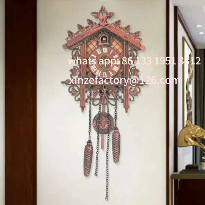 Customizable Vintage Wood Cuckoo Clock Birds Antique Clock Rare Black Forest Style
Customizable Vintage Wood Cuckoo Clock Birds Antique Clock Rare Black Forest Style