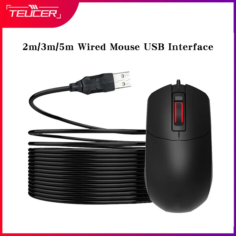 Проводная USB-мышь TEUCER, 2 м/3 м/5 м, высокочувствительная офисная компьютерная USB-мышь
Проводная USB-мышь TEUCER, 2 м/3 м/5 м, высокочувствительная офисная компьютерная USB-мышь