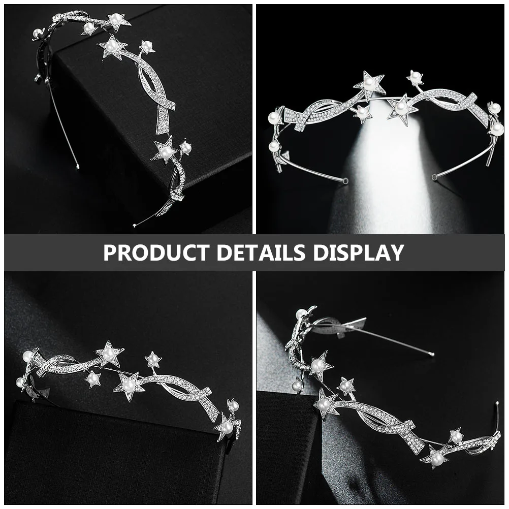 Wavy Hairband Crown Woman Headband Wedding Bride Star Headpiece Women Bridal Shape
Wavy Hairband Crown Woman Headband Wedding Bride Star Headpiece Women Bridal Shape