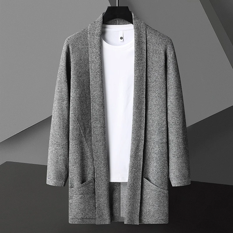 2024 Men's Spring Autumn New Lapel Casual Knitted Jackets Male Solid Color Sweater Coats Men Long Sleeve Cardigan Outerwear S497
2024 Men's Spring Autumn New Lapel Casual Knitted Jackets Male Solid Color Sweater Coats Men Long Sleeve Cardigan Outerwear S497