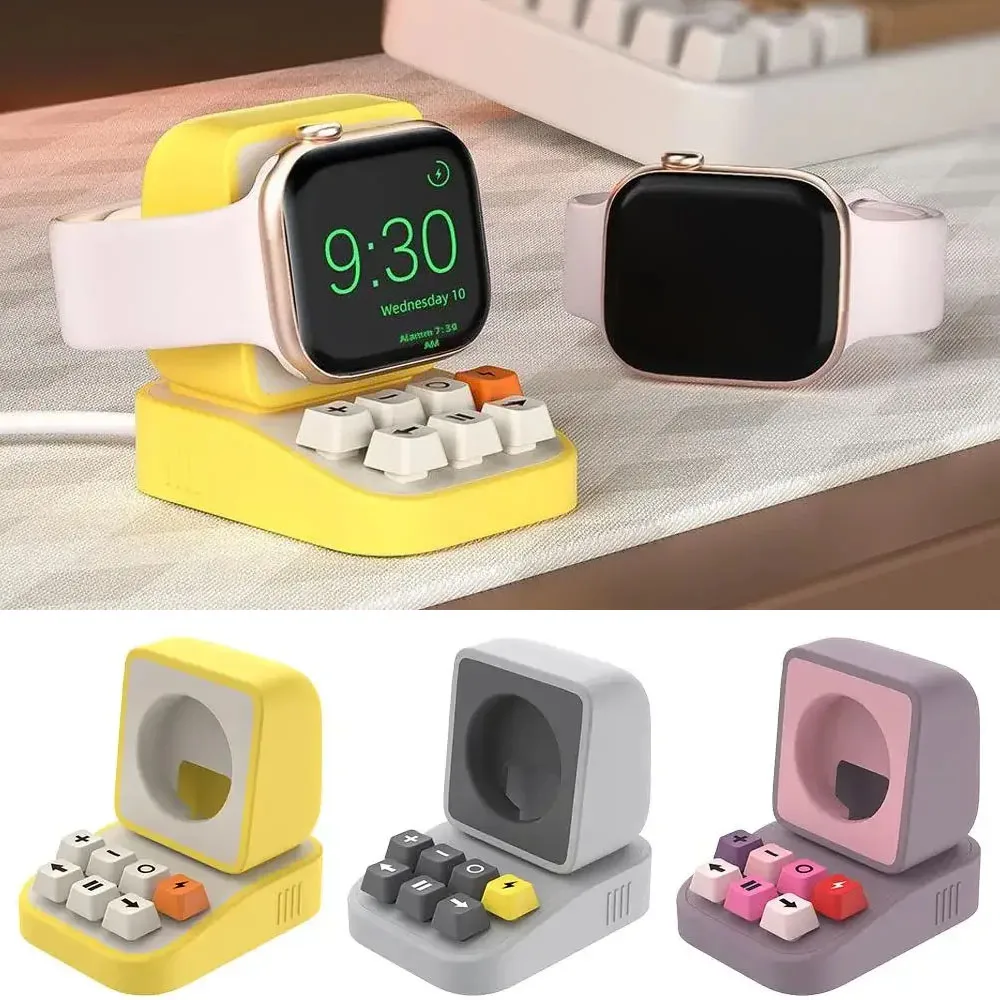 Charger Stand For Apple Watch Series Ultra10 9 8 7 6 5 Charger Dock Station for iWatch SE 3 2 1 Silicone Charging Cable Holder
Charger Stand For Apple Watch Series Ultra10 9 8 7 6 5 Charger Dock Station for iWatch SE 3 2 1 Silicone Charging Cable Holder