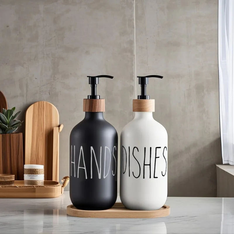 500ml/16 oz Hand Soap and Dish Soap Dispenser with Pump Soap Bottles for Farmhouse Kitchen Counter Bathroom Decor Organization
500ml/16 oz Hand Soap and Dish Soap Dispenser with Pump Soap Bottles for Farmhouse Kitchen Counter Bathroom Decor Organization