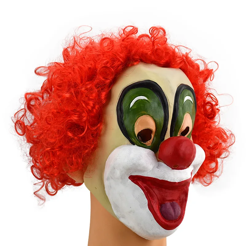 Halloween Joker Mask Cosplay Party Dress Up Latex Headset Funny Big Eyes Red Hair Joker Mask
Halloween Joker Mask Cosplay Party Dress Up Latex Headset Funny Big Eyes Red Hair Joker Mask